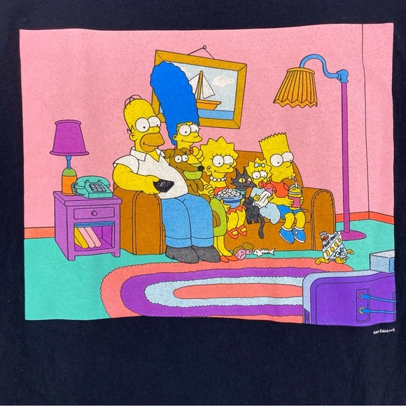 The Simpsons 20th Century Fox cartoon family on the couch tee medium - Picture 3 of 10